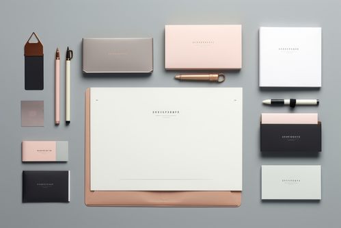 企业文件与办公用品VI样机效果图及摄影图资源指南